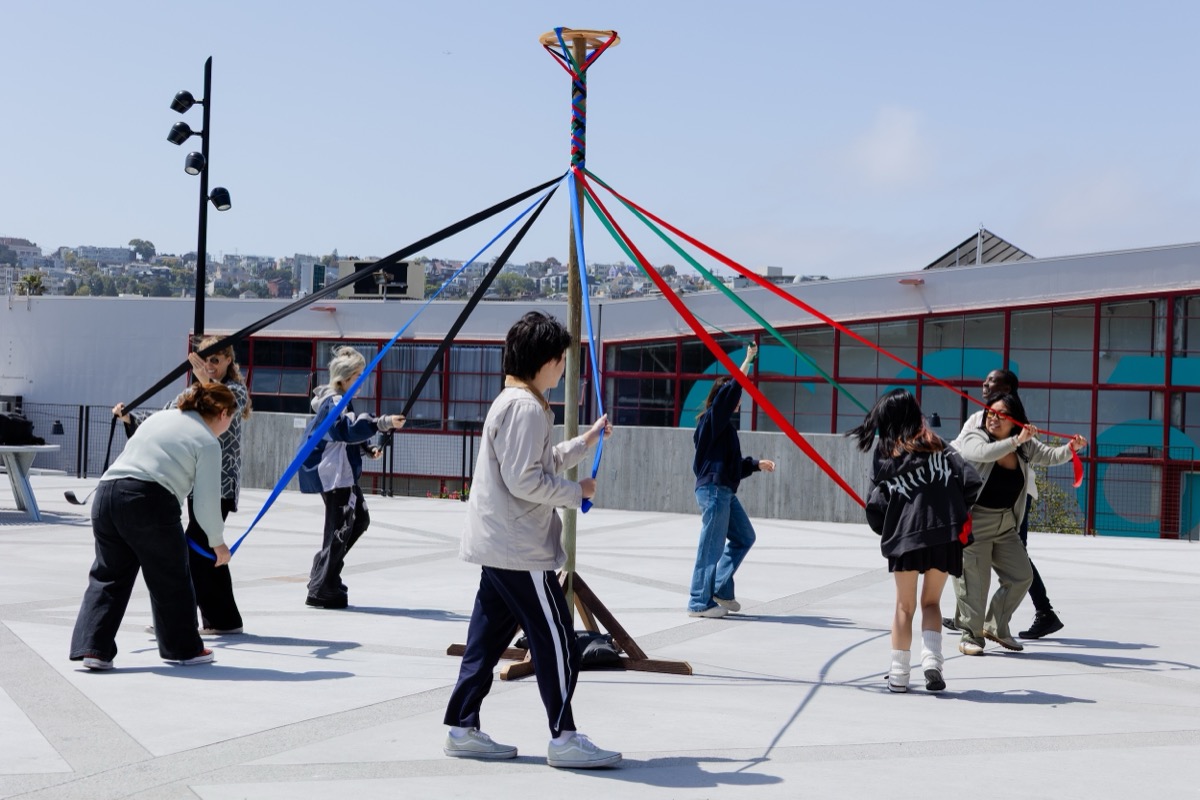 Community art-making during Roots & Liberation